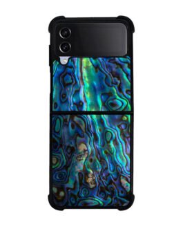 Abalone Shell Samsung Galaxy Z Flip 5 , Z FLip 4 , Z FLip 3 , Z Fold 5 , Z Fold 4 , Z Fold 3 Case FZI3737