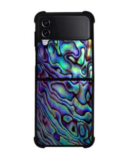 Abalone Abstract Samsung Galaxy Z Flip 5 , Z FLip 4 , Z FLip 3 , Z Fold 5 , Z Fold 4 , Z Fold 3 Case FZI7543