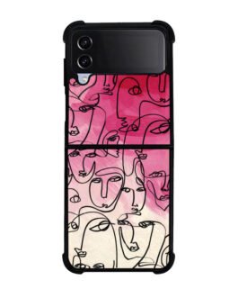 Abstract Illustrasi Samsung Galaxy Z Flip 5 , Z FLip 4 , Z FLip 3 , Z Fold 5 , Z Fold 4 , Z Fold 3 Case FZI11229