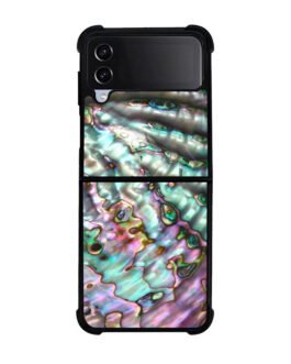 Abalone Shell Samsung Galaxy Z Flip 5 , Z FLip 4 , Z FLip 3 , Z Fold 5 , Z Fold 4 , Z Fold 3 Case FZI1630