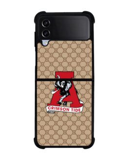 Alabama Crimson Roll Tide Samsung Galaxy Z Flip 5 , Z FLip 4 , Z FLip 3 , Z Fold 5 , Z Fold 4 , Z Fold 3 Case FZI3749