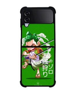 zoro one piece Samsung Galaxy Z Flip 5 , Z FLip 4 , Z FLip 3 , Z Fold 5 , Z Fold 4 , Z Fold 3 Case FZI7340