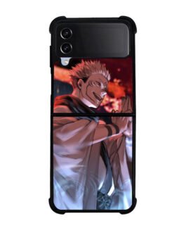 Yuji Itadori Jujutsu Samsung Galaxy Z Flip 5 , Z FLip 4 , Z FLip 3 , Z Fold 5 , Z Fold 4 , Z Fold 3 Case FZI9168