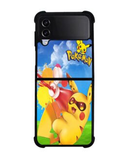 Zelda With Pikachu Pokemons Samsung Galaxy Z Flip 5 , Z FLip 4 , Z FLip 3 , Z Fold 5 , Z Fold 4 , Z Fold 3 Case FZI1980