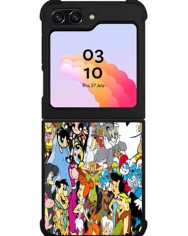 90S Cartoon Characters 2 Samsung Galaxy Z Flip 5 , Z FLip 4 , Z FLip 3 , Z Fold 5 , Z Fold 4 , Z Fold 3 Case FZI3717