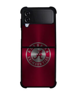 Alabama Crimson Tide Logo Samsung Galaxy Z Flip 5 , Z FLip 4 , Z FLip 3 , Z Fold 5 , Z Fold 4 , Z Fold 3 Case FZI3780