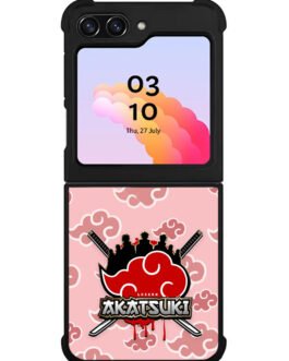 Akatsuki Naruto Sakura Pink Samsung Galaxy Z Flip 5 , Z FLip 4 , Z FLip 3 , Z Fold 5 , Z Fold 4 , Z Fold 3 Case FZI10897