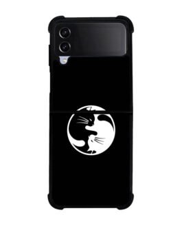 Yin Yang Cats Samsung Galaxy Z Flip 5 , Z FLip 4 , Z FLip 3 , Z Fold 5 , Z Fold 4 , Z Fold 3 Case FZI6740