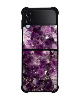 Amethyst Samsung Galaxy Z Flip 5 , Z FLip 4 , Z FLip 3 , Z Fold 5 , Z Fold 4 , Z Fold 3 Case FZI0434