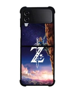 Zelda Logo Samsung Galaxy Z Flip 5 , Z FLip 4 , Z FLip 3 , Z Fold 5 , Z Fold 4 , Z Fold 3 Case FZI0440