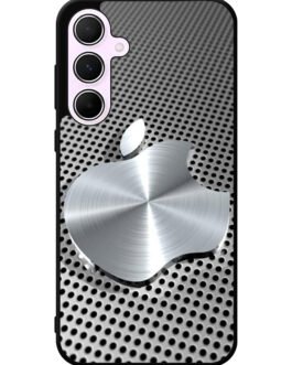 3D Apple Silver Samsung Galaxy A55 5G Case FZI3702