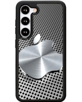 3D Apple Silver Samsung Galaxy S23 5G Case FZI3702