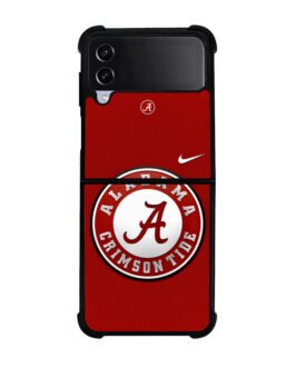 Alabama crimson tide logo Samsung Galaxy Z Flip 5 , Z FLip 4 , Z FLip 3 , Z Fold 5 , Z Fold 4 , Z Fold 3 Case FZI3781