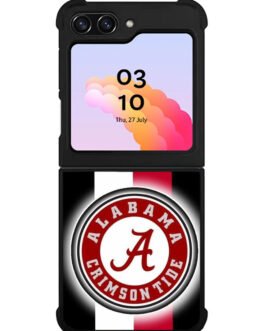 Alabama crimson tide Line Samsung Galaxy Z Flip 5 , Z FLip 4 , Z FLip 3 , Z Fold 5 , Z Fold 4 , Z Fold 3 Case FZI3782