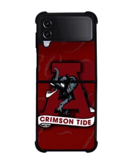 Alabama crimson tide football Samsung Galaxy Z Flip 5 , Z FLip 4 , Z FLip 3 , Z Fold 5 , Z Fold 4 , Z Fold 3 Case FZI3783