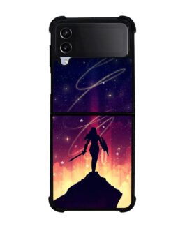 Wonder Woman Glow Samsung Galaxy Z Flip 5 , Z FLip 4 , Z FLip 3 , Z Fold 5 , Z Fold 4 , Z Fold 3 Case FZI1993