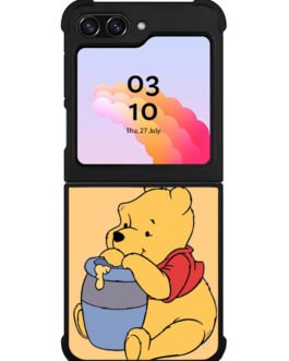 Winnie The Pooh Honey Eat Samsung Galaxy Z Flip 5 , Z FLip 4 , Z FLip 3 , Z Fold 5 , Z Fold 4 , Z Fold 3 Case FZI6865