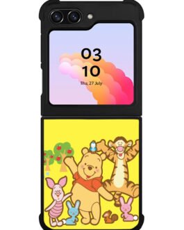 Winnie The Pooh Friends Samsung Galaxy Z Flip 5 , Z FLip 4 , Z FLip 3 , Z Fold 5 , Z Fold 4 , Z Fold 3 Case FZI6863