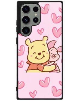 Winnie The Pooh And Piglet Love Samsung Galaxy S23 Ultra  , S23 Plus , S23 5G Case FZI6849