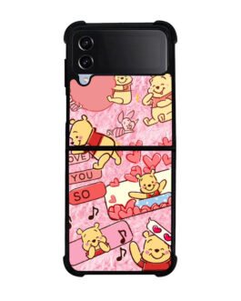 Winnie The Pooh Pink Piglet Samsung Galaxy Z Flip 5 , Z FLip 4 , Z FLip 3 , Z Fold 5 , Z Fold 4 , Z Fold 3 Case FZI6841