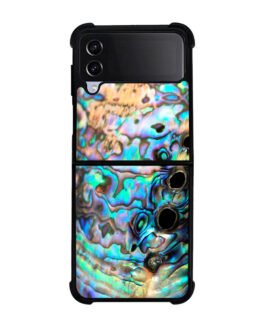 Abalone Shell Samsung Galaxy Z Flip 5 , Z FLip 4 , Z FLip 3 , Z Fold 5 , Z Fold 4 , Z Fold 3 Case FZI7198