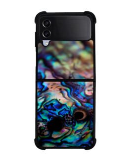 Abalone Shell Aesthetic Samsung Galaxy Z Flip 5 , Z FLip 4 , Z FLip 3 , Z Fold 5 , Z Fold 4 , Z Fold 3 Case FZI7197