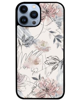 Aesthetic Floral Flower iPhone 13 , 13 Mini , 13 Pro , 13 Pro Max Case FZI11137