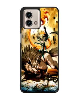 Zelda and wolf twilight princess Motorola Moto G Stylus 5G 2023 , Razr+ 2023 , G Power 2022 , Edge 2022 , G Pure 2021 Case FZI0547