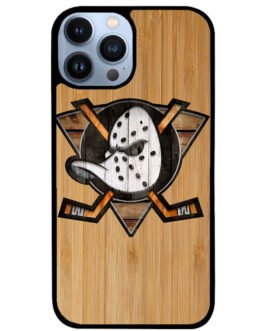 Anaheim Ducks logo wood iPhone 13 , 13 Mini , 13 Pro , 13 Pro Max Case FZI3824