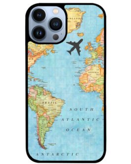 World Map iPhone 13 , 13 Mini , 13 Pro , 13 Pro Max Case FZI9733