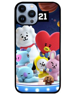 Amo bt21 iPhone 13 , 13 Mini , 13 Pro , 13 Pro Max Case FZI3826