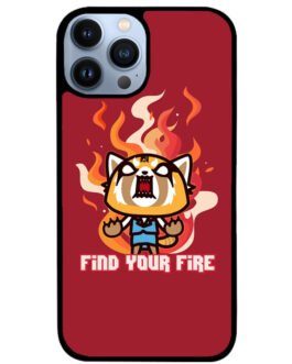 aggretsuko cartoon iPhone 13 , 13 Mini , 13 Pro , 13 Pro Max Case FZI10896