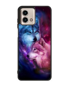 Wolf Painting Motorola Moto G Stylus 5G 2023 , Razr+ 2023 , G Power 2022 , Edge 2022 , G Pure 2021 Case FZI1196