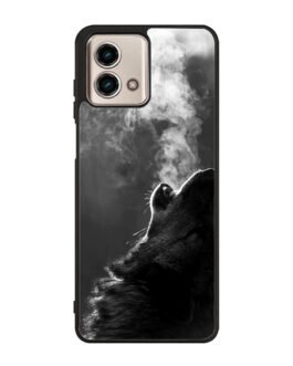 Wolf Howling Smoke Motorola Moto G Stylus 5G 2023 , Razr+ 2023 , G Power 2022 , Edge 2022 , G Pure 2021 Case FZI1260