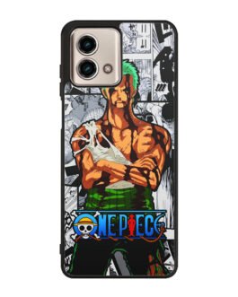 Zoro One Piece Manga Motorola Moto G Stylus 5G 2023 , Razr+ 2023 , G Power 2022 , Edge 2022 , G Pure 2021 Case FZI7463