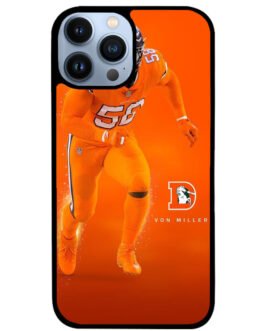 Von Miller Denver Broncos iPhone 13 , 13 Mini , 13 Pro , 13 Pro Max Case FZI7336