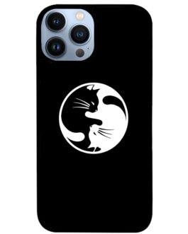 Yin Yang Cats iPhone 13 , 13 Mini , 13 Pro , 13 Pro Max Case FZI6740