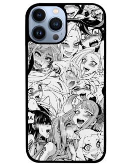 Ahegao Face Manga iPhone 13 , 13 Mini , 13 Pro , 13 Pro Max Case FZI9924