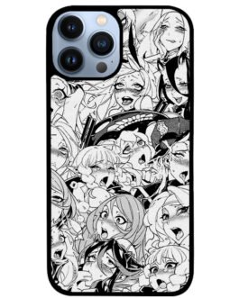 Ahegao Face Manga iPhone 13 , 13 Mini , 13 Pro , 13 Pro Max Case FZI9925