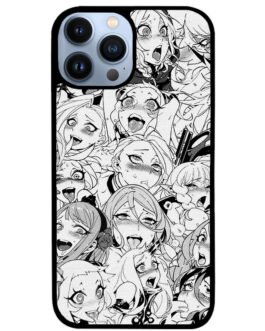 Ahegao Face Manga iPhone 13 , 13 Mini , 13 Pro , 13 Pro Max Case FZI9926