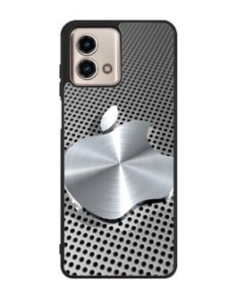 3D Apple Silver Motorola Moto G Stylus 5G 2023 , Razr+ 2023 , G Power 2022 , Edge 2022 , G Pure 2021 Case FZI3702