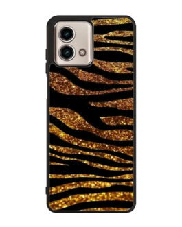 Yellow Tiger Skin Glitter Motorola Moto G Stylus 5G 2023 , Razr+ 2023 , G Power 2022 , Edge 2022 , G Pure 2021 Case FZI1967