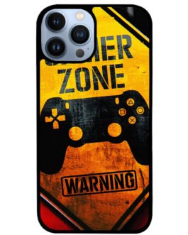 Warning Gamer Zone iPhone 13 , 13 Mini , 13 Pro , 13 Pro Max Case FZI6872