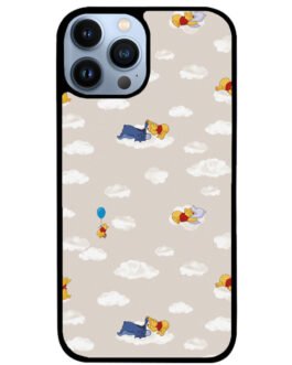 Winnie The Pooh Cloud Pattern iPhone 13 , 13 Mini , 13 Pro , 13 Pro Max Case FZI6854