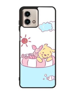 Winnie The Pooh Piglet Swim Motorola Moto G Stylus 5G 2023 , Razr+ 2023 , G Power 2022 , Edge 2022 , G Pure 2021 Case FZI6840