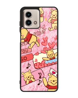 Winnie The Pooh Pink Piglet Motorola Moto G Stylus 5G 2023 , Razr+ 2023 , G Power 2022 , Edge 2022 , G Pure 2021 Case FZI6841