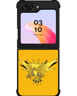 Zapdos Pokemon Samsung Galaxy Z Flip 5 , Z FLip 4 , Z FLip 3 , Z Fold 5 , Z Fold 4 , Z Fold 3 Case FZI8628