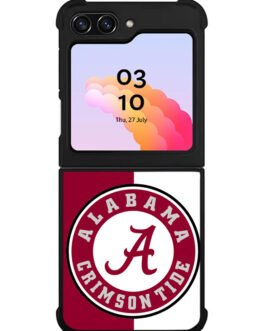 Alabama Crimson Tide Red Samsung Galaxy Z Flip 5 , Z FLip 4 , Z FLip 3 , Z Fold 5 , Z Fold 4 , Z Fold 3 Case FZI5430