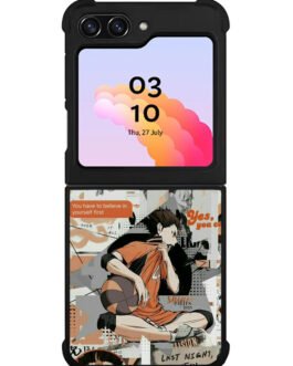 Yu Nishinoya Haikyuu Samsung Galaxy Z Flip 5 , Z FLip 4 , Z FLip 3 , Z Fold 5 , Z Fold 4 , Z Fold 3 Case FZI5682