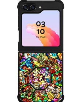 All Disney Heroes Stained Glass Samsung Galaxy Z Flip 5 , Z FLip 4 , Z FLip 3 , Z Fold 5 , Z Fold 4 , Z Fold 3 Case FZI3794